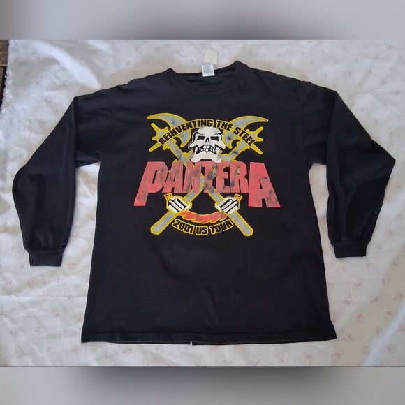 Delta Other - Delta Black Pantera 2001 Tour Graphic Long Sleeve Shirt